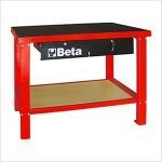 Beta C58M 1.25 Metre Metal Top Workbench – Red