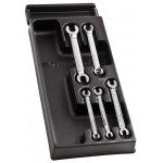 Facom MOD.43 5 Piece Flare Nut Spanner Wrench Set Module Tray 7-19mm