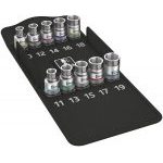 Wera 004203 8790 HMC HF1 1/2" Drive Zyklop Socket Set With Holding Funtion 10-19mm