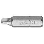 Facom ETRI.105 1/4 Hexagon Tri-Wing Security Screwdriver Insert Bit - TW4 x 25mm Long