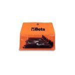 Beta 97RTX/B8 8 Piece Offset Tamper Resistant Torx Key Wrench Set T9 - T40