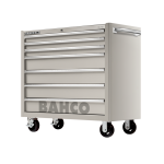 Bahco 1475KXL7SS S75 Classic 7 Drawer 40" Stainless Steel Mobile Roller Cabinet
