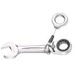 Facom 467S.17SLS Tethered Short Ratcheting Combination Spanner Wrench – 17mm