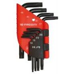 Facom 89.JP6 Standard Torx 6 Piece Key Set T10-40 - Clip