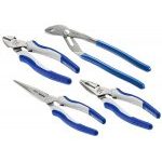 Expert by Facom E080817 4 Piece Pliers Set - Combination, Half-Round, Slip-Joint & Snips