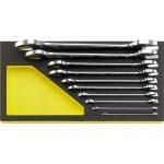 Stahlwille TCS 10/10 '10 Series' 10 Piece Double Open Ended Metric Spanner Set Supplied in Foam Module 6-32mm