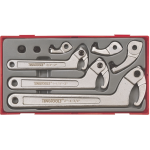 Teng TTHP08 Hook & Pin Spanner Wrench Set In Tool Box Tray
