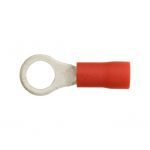 ELECTRICAL TERMINALS (CRIMPS) 3.2mm RING - RED (Qty.100)