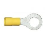 ELECTRICAL TERMINALS (CRIMPS) 8.4mm RING - YELLOW (Qty.50)