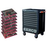 Bahco 357 Piece AUTO Tool Kit in E77 9 Drawer Roller Cabinet