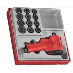 Teng TTDAWM13M 13 Piece 1/2" Drive Compact Impact Wrench Shallow Socket Set 10-24mm