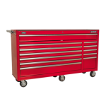 Sealey AP6612 Heavy Duty 12 Drawer Roller Cabinet With Ball Bearing Slides