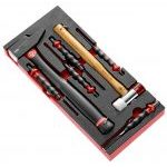 Facom MODM.MI1SLS 7 Piece Hammer, Punch & Chisel Set Supplied in Foam Module Tray