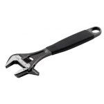 Bahco 9071P Black Finish Comfort Grip Adjustable Wrench With Reversible Jaw 8"