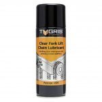 Tygris IS75 Clear Fork Lift Chain Lubricant Spray Grease 400ml Precision Aerosol