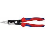 Knipex 13 82 200 T Multi-Function Installation Pliers With Multi Component Grips Tethered - 200 mm