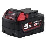 Milwaukee M18B5 18V 5.0Ah Red Lithium-Ion Battery