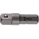 Wera 136000 25mm 1/4" Hex To 1/4" Square Drive Socket Ratchet Adaptor Bit 870/1