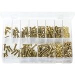 Assorted Machine Screws with Nuts, Round Head, Slotted - BA