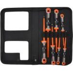 Bahco 202.032 Tekno+ VDE Insulated 7 Piece Screwdriver Set - Slotted & Pozi