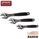 Bahco ADJUST 3-90 3 Piece Adjustable Wrench Spanner Set (9070, 9071 & 9072)