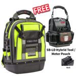 Veto Pro Pac TECH PAC Tool Backpack / Rucksack Bag HiViz Yellow + SB-LD Hybrid Tool / Meter Pouch FREE
