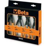 Beta 1031/S4 4 Piece Circlip Inside & Outside Straight &amp; Bent Nose Plier Set