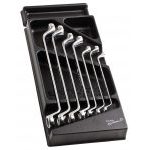 Facom MOD.55-3 7 Piece Imperial Offset Ring Spanner Wrench Set Supplied in Plastic Module Tray 1/4" - 13/16" AF