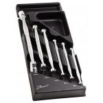 Facom MOD.66A-1 6 Piece Metric Hinged Socket Wrench Spanner Set Supplied in Plastic Module Tray 6-17mm
