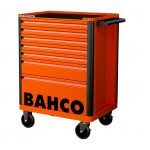 Bahco 1472K7 E72 7 Drawer 26" Mobile Roller Cabinet Orange