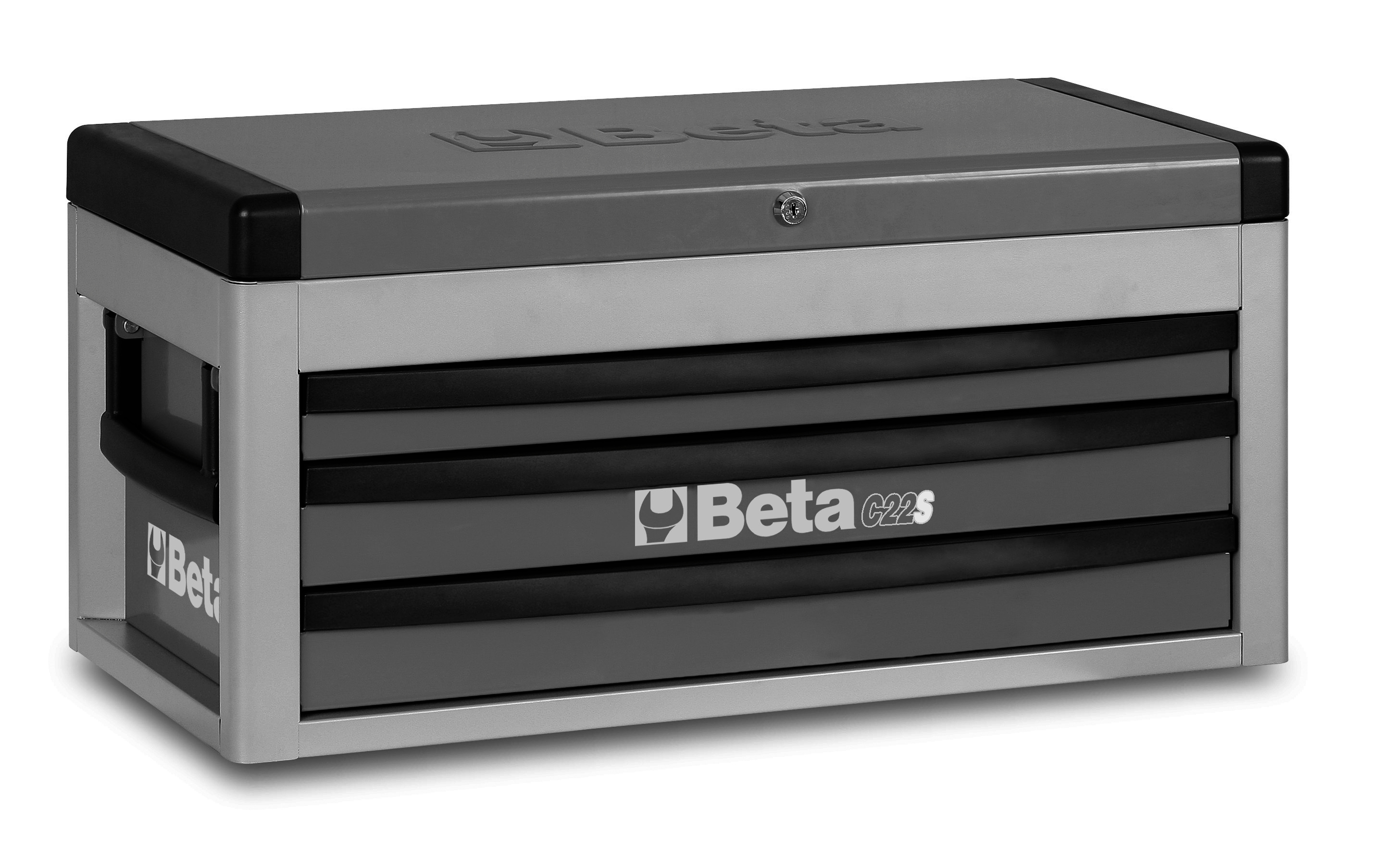 Beta C22s 3 Drawer Portable Tool Chest Top Box Grey Primetools