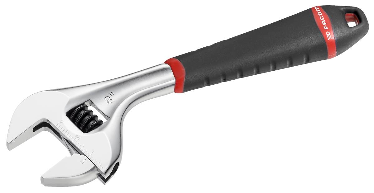 Facom 101.10G Bi-Material 'Quick-Adjust' Adjustable Spanner Wrench 10″  (250mm)