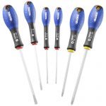 Expert by Facom E160902 6 Piece Screwdriver Set - Flared Slotted/Phillips