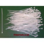 CABLE TIES 2.5mm x 100mm (WHITE) (Pack quantity 1000)