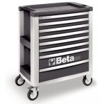 Beta C39/8 8 Drawer Aluminium Alloy Mobile Roller Cabinet in Grey
