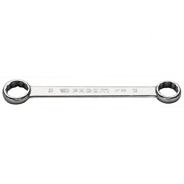 Facom 59L.18X19 Extra Long Flat Double Ring Spanner 18 x 19mm