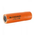 Facom J.16LAVSE 1000V VDE Insulated 3/8" Drive Metric Bi Hexagon (12 Point) Deep Socket 16mm