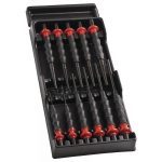Facom MOD.CG 11 Piece Sheathed Drift Punch Set Supplied in Plastic Module Tray 2-8mm