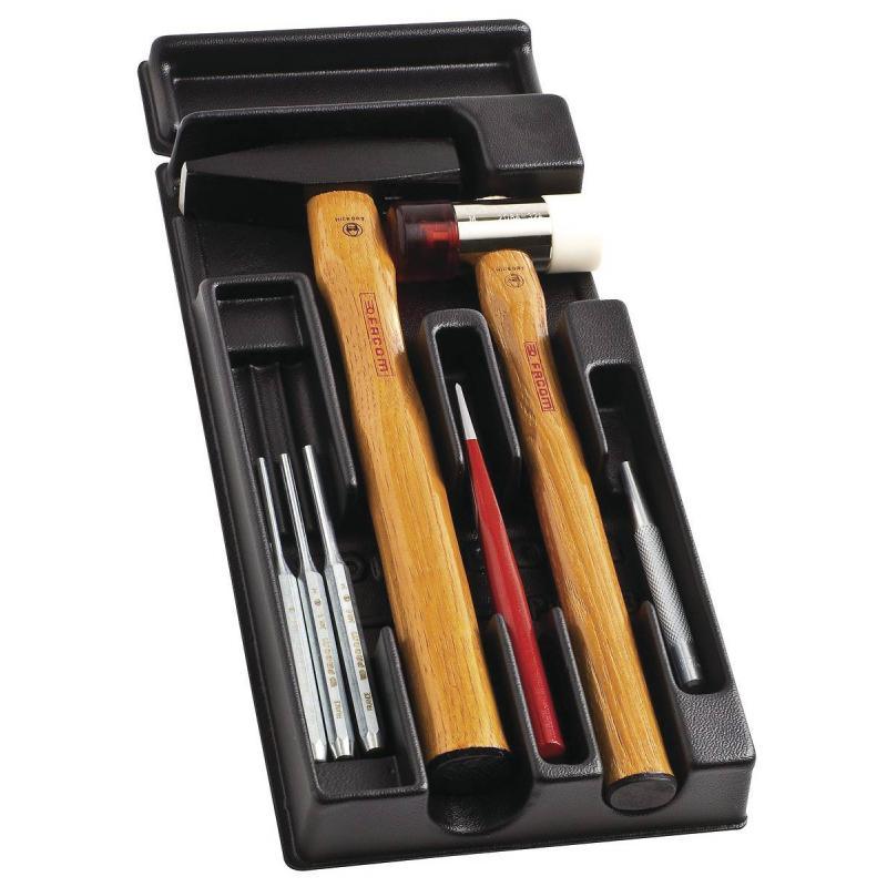 Facom MOD.MI3 Hammer, Punch & Chisel Impact Set Supplied in Plastic ...