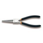 BETA 1010 LONG ROUND KNURLED NOSE PLIERS WITH PVC-COATED HANDLES 160mm