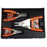 Lang Tools (Made in USA) 1465 3 Piece Interchangeable Circlip Pliers & Tip Set  3-102mm