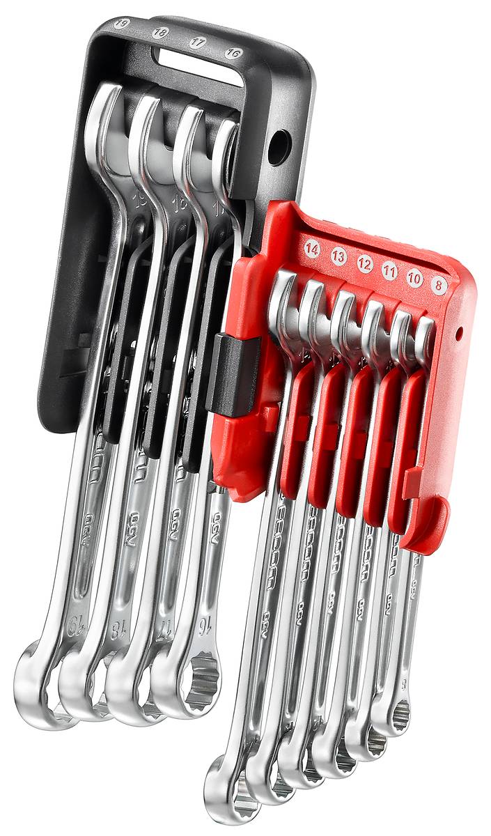 Facom 440.JP10 10 Piece 440 Series Metric Combination Spanner Wrench Set  8-19mm In Storage Clip