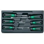 STAHLWILLE 4891 6 Pce. 3K DRALL SLOTTED & PHILLIPS SCREWDRIVER SET