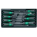 STAHLWILLE 4892 8 Pce. 3K DRALL SLOTTED &amp; PHILLIPS SCREWDRIVER SET
