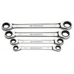 Facom 64.J4 4 Piece 12 Point Double End Ratchet Ring Wrench 10 - 19mm