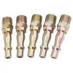 PCL 1/4" BSP Male Airline Adaptors (Air Tool Tails) Pack of 5