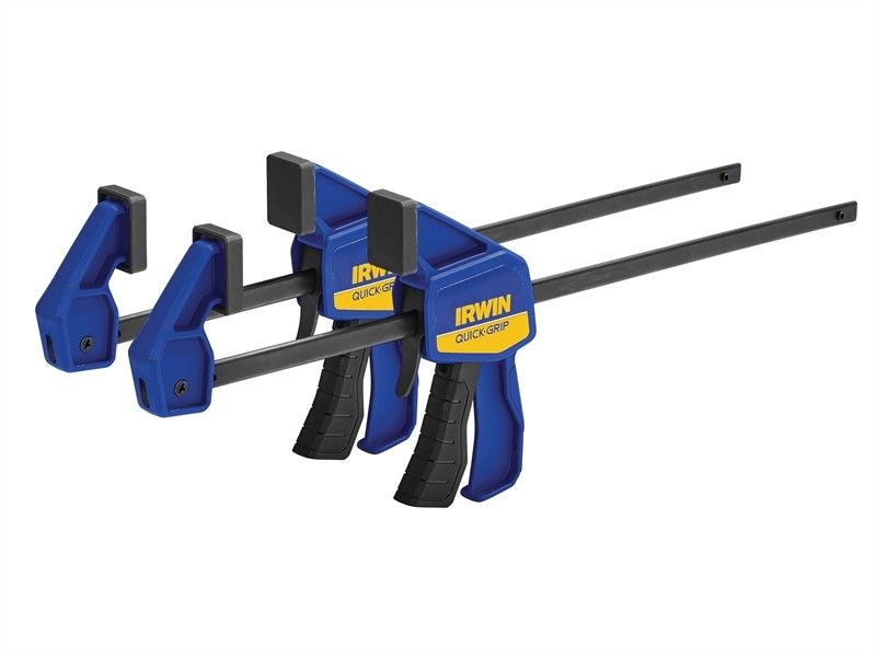 Quick-Grip Quick-Change Medium-Duty Bar Clamp 150mm (6in) Twin Pack - Irwin