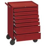 Teng TCW707EV 7 Series 7 Drawer Roller Cabinet In Red