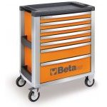 Beta C39/7 7 Drawer Aluminium Alloy Mobile Roller Cabinet In Orange