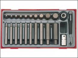 Tengtools TTHT28 Set de 28 Clés Allen - 265 x 142 x 50mm